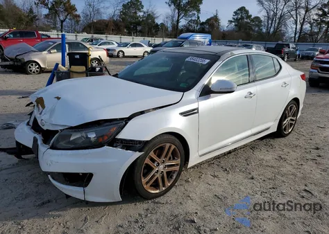 2013 Kia Optima Sx из США, поврежденный, VIN 5XXGR4A63DG202897